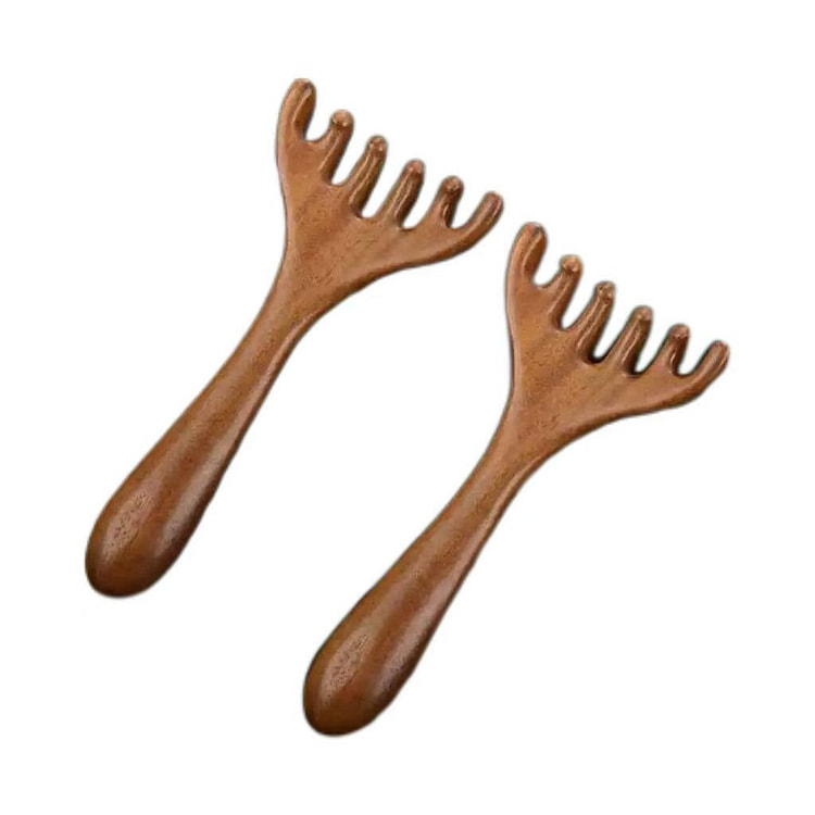 鹿角五爪按摩梳（金丝檀木）2个 2 份