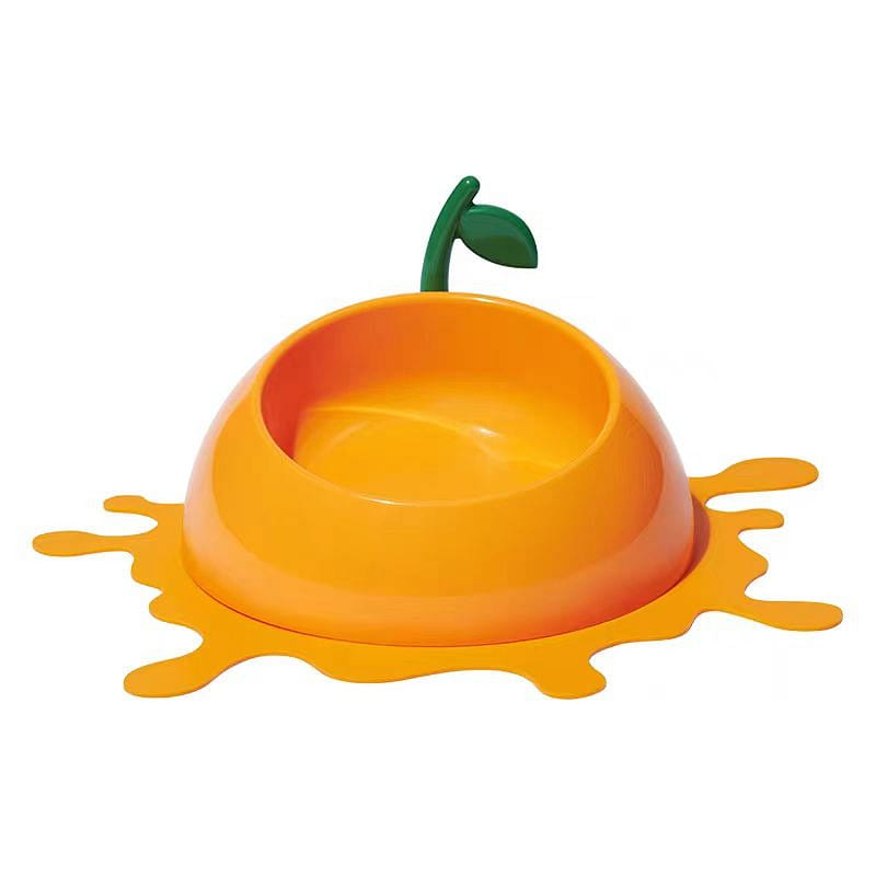 Fruity Pet Bowl Cat Bowl Placemat-Orange 1Pc 1 each