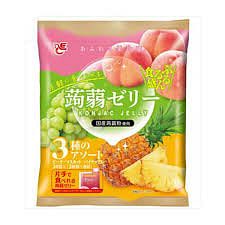 Ace bakery 什锦蒟蒻果汁果冻（桃子&麝香葡萄&菠萝味） 480g/20g*24枚入