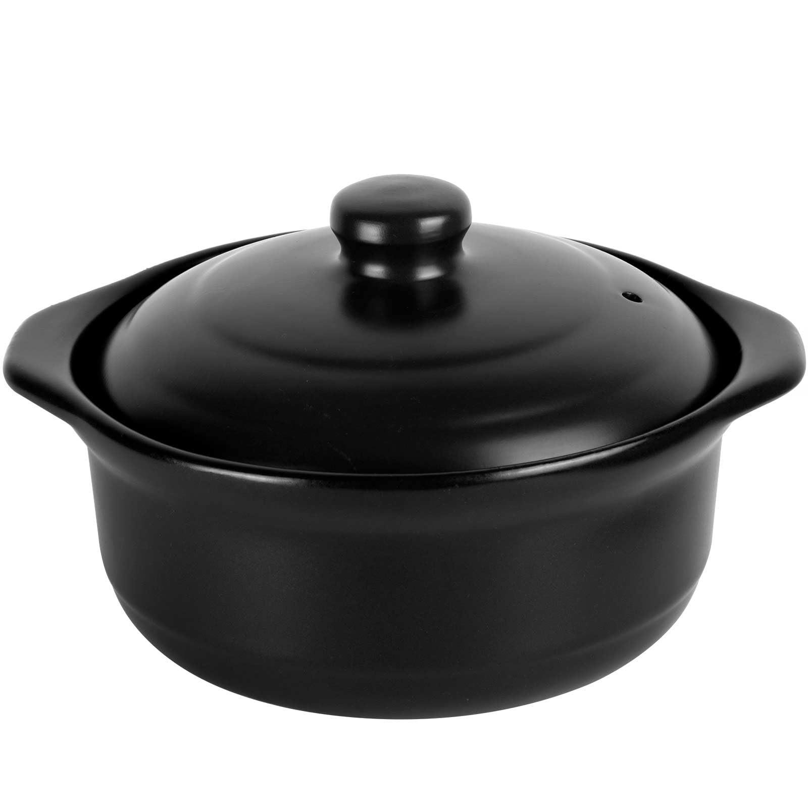 Clay Pot for Cooking with Lid 1.9 Quart Ceramic 1 phần
