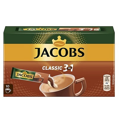 德国 Jacobs 传统 3 合 1 速溶咖啡