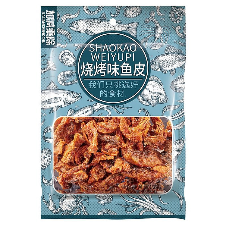 BBQ flavored cod fish skin 82g 82 g