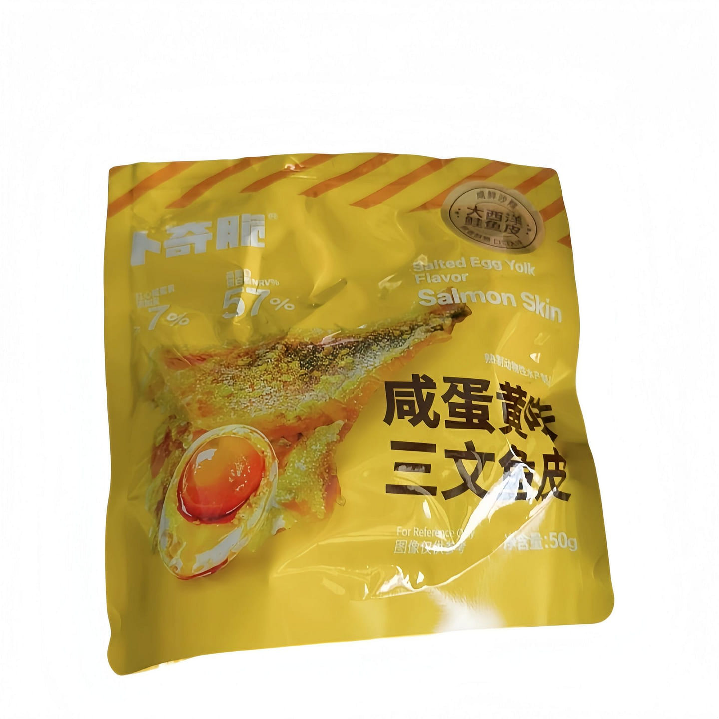 Pocky Crispy Salmon Skin with Salted Egg Yolk Frie 50 g