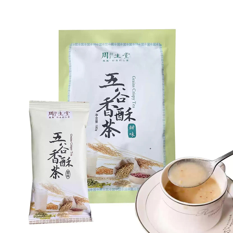 Zhou Sheng Tang Five-Grain Crispy Tea 180g 180 g