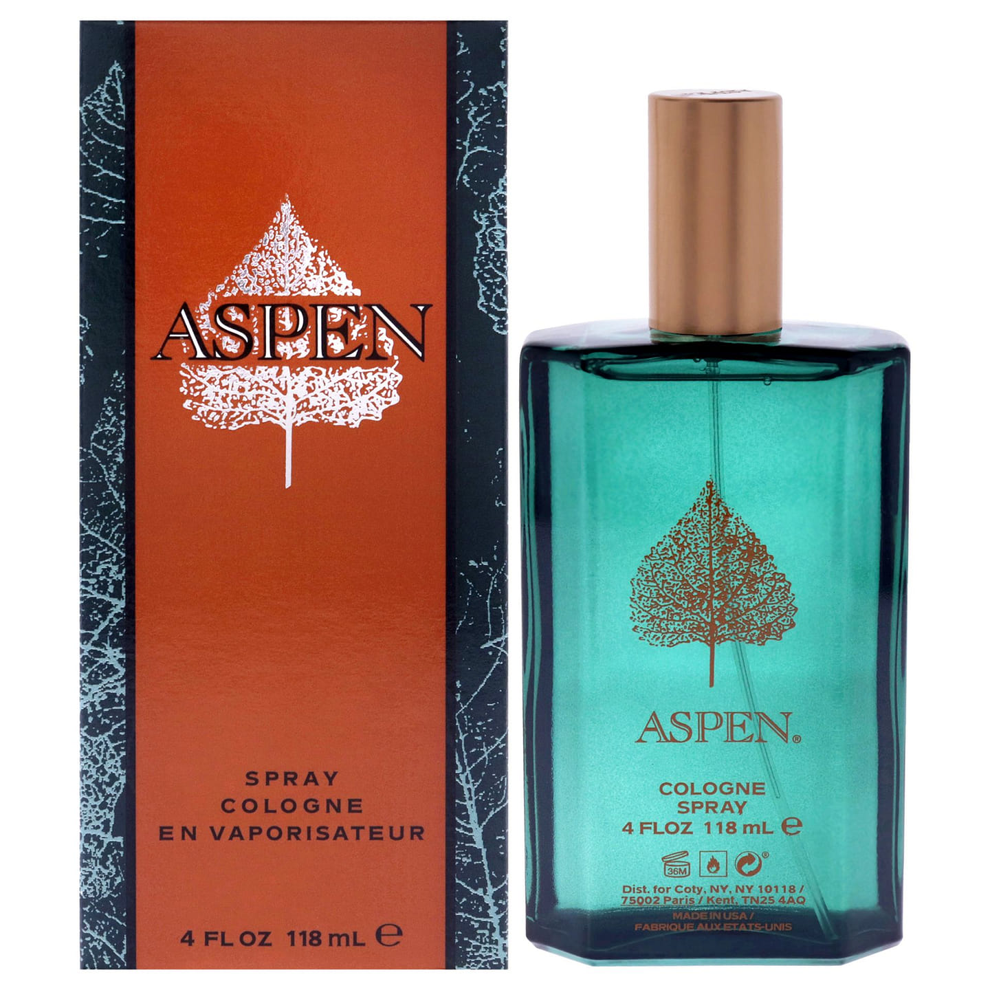 Aspen by Coty for Men – 4 oz EDC Spray 4 oz