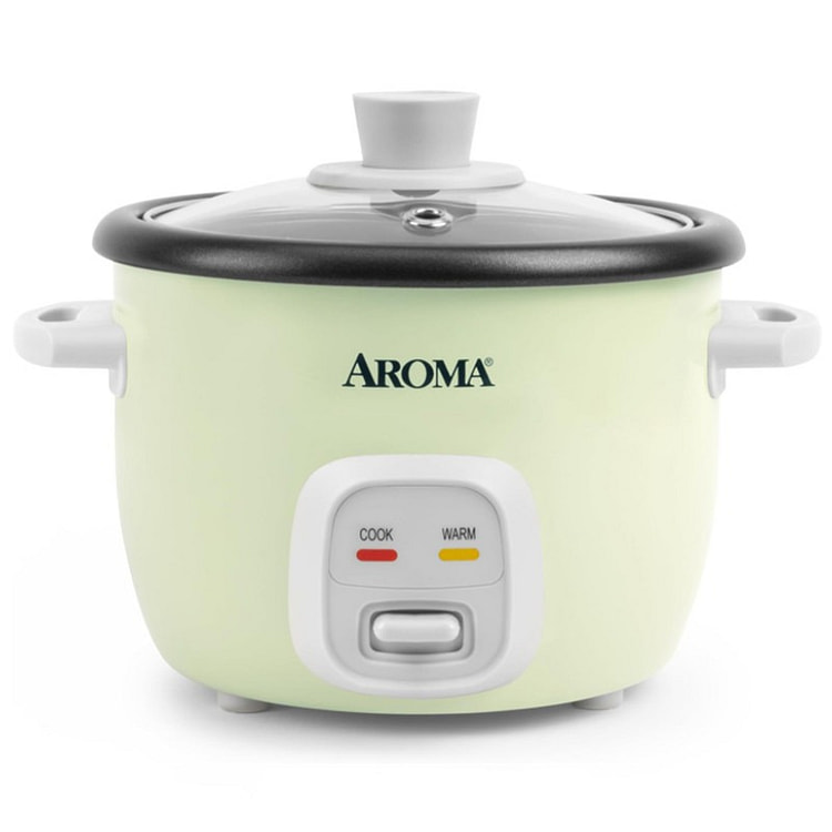 2-4杯/1Qt 米饭和谷物多用电饭锅-1份浅绿色 1 个