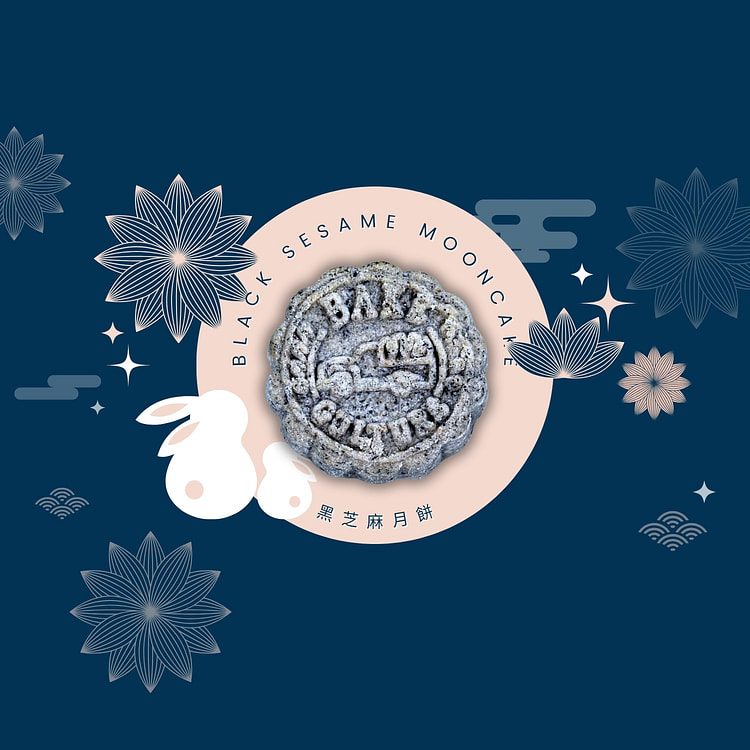 Black Sesame Mooncake 1 count