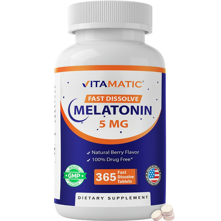 Melatonin 5 mg - 365 Fast Dissolve Tablets
