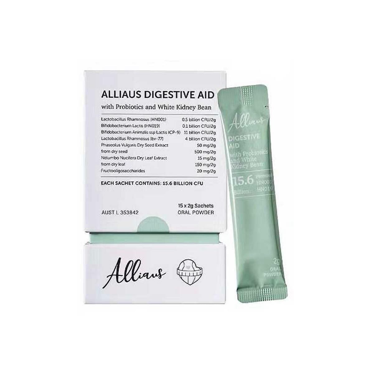 Alliaus体重管理156亿益生菌冲剂-芒果味15袋 30 克