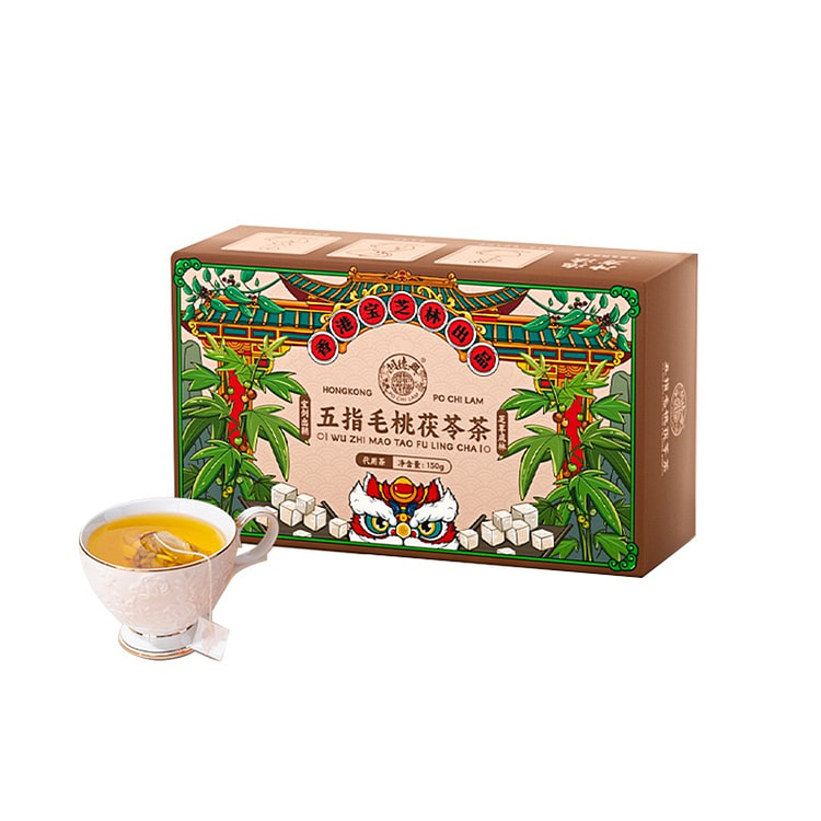 香港宝芝林 五指毛桃茯苓茶包红豆薏苡仁除湿健脾凉茶