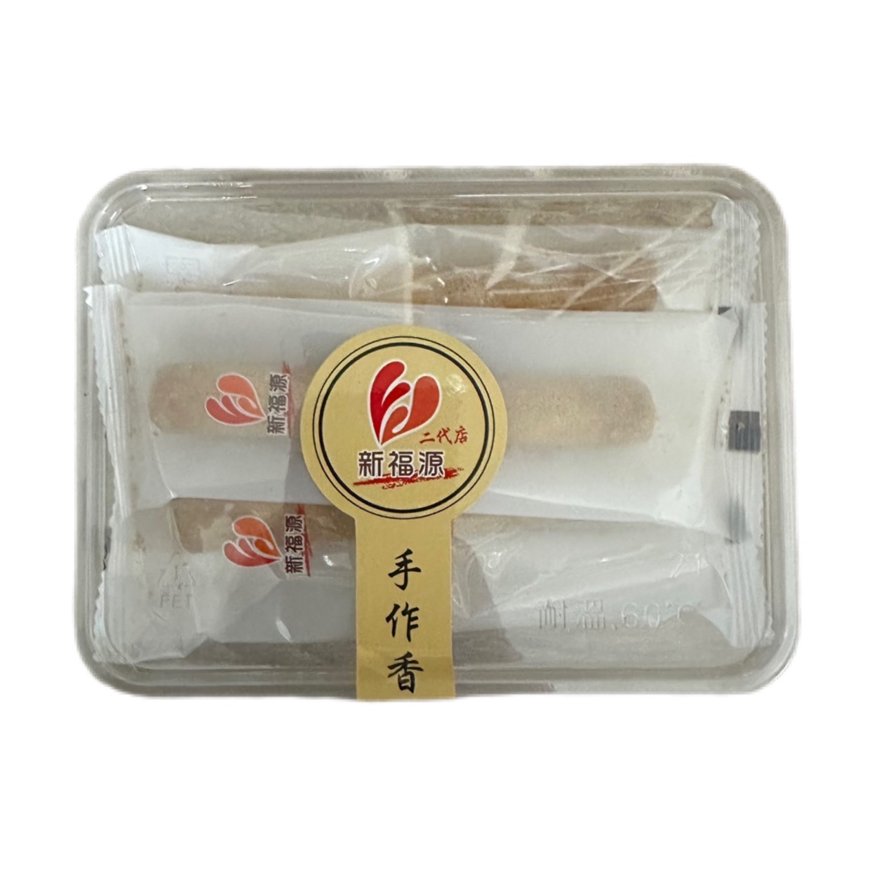 臺灣 新竹特色伴手禮【新福源】手工花生醬蛋卷 12入(盒裝不易碎) 220 克