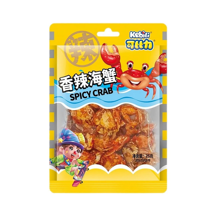 Kebili Spicy Crab Snacks, 25g* 6 150 g