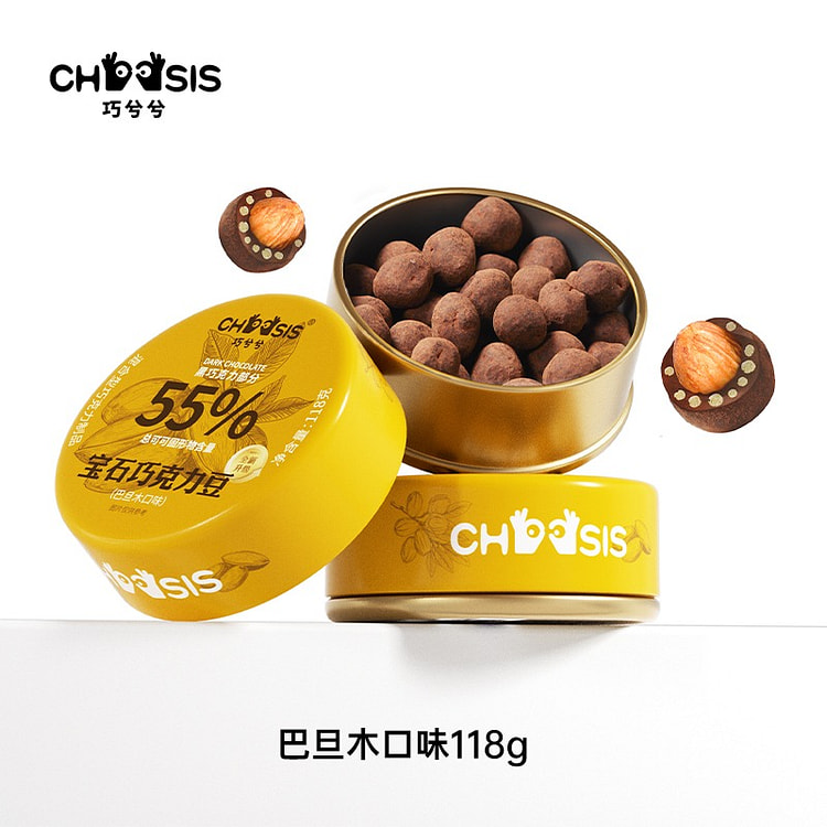 巧兮兮 宝石巧克力豆巴坦木味