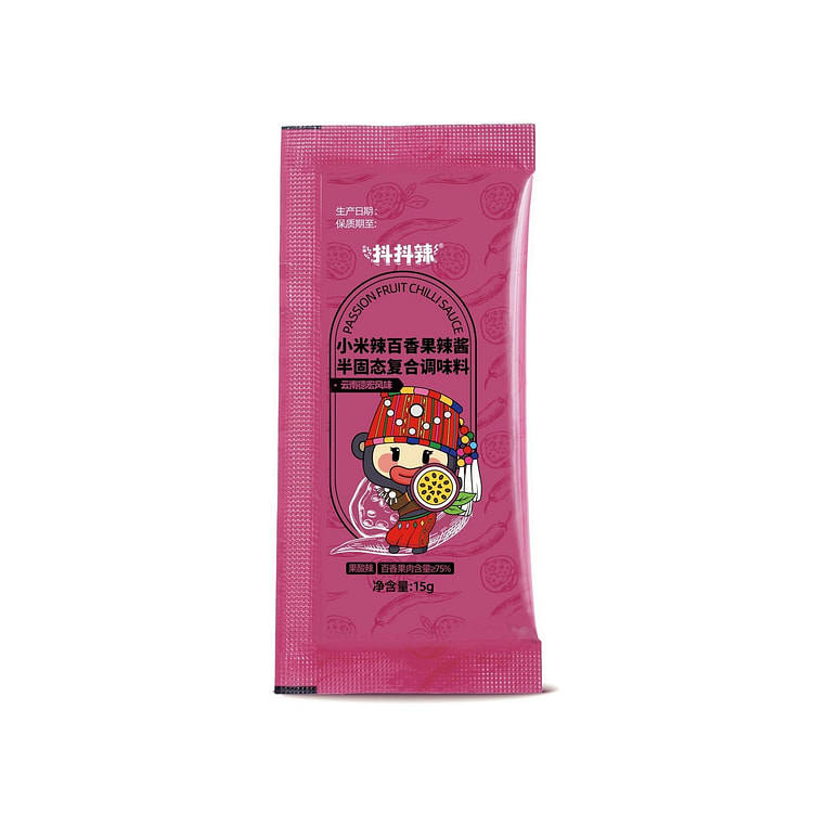抖抖辣 风味小米辣酸辣低脂拌面酱 15g*10袋 150 克