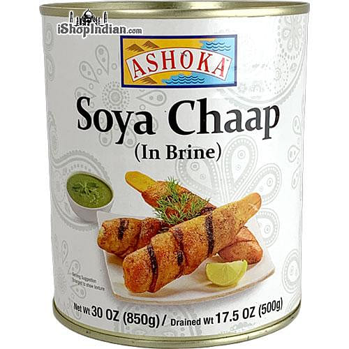 Ashoka Soya Chaap (In Brine), 17.5 oz can 17.5 oz