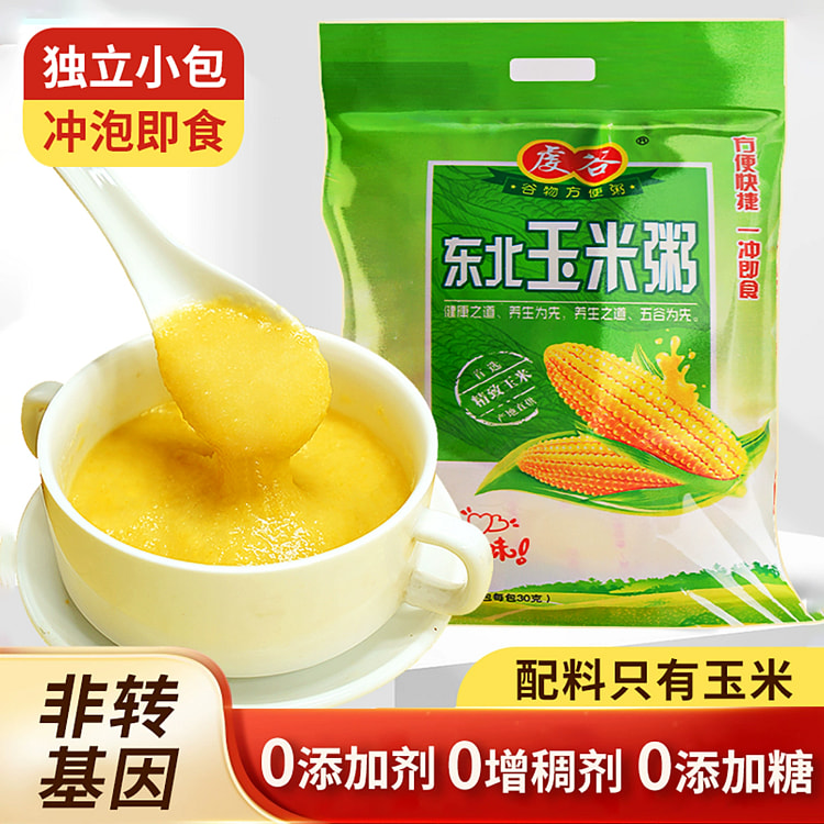 东北纯玉米糊即食玉米粥450g*1 450 克