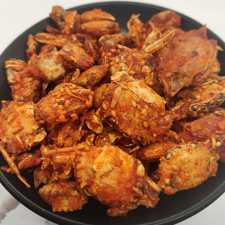 香酥小螃蟹袋装麻辣即食海20g*3袋