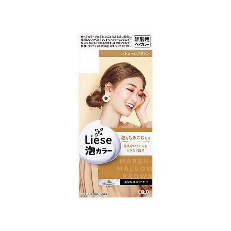 Thuốc nhuộm tóc dạng bọt KAO Kao Liese màu hồng đường