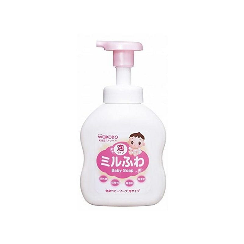 Wakodo Milfuwa whole body baby soap foam type 450 ml