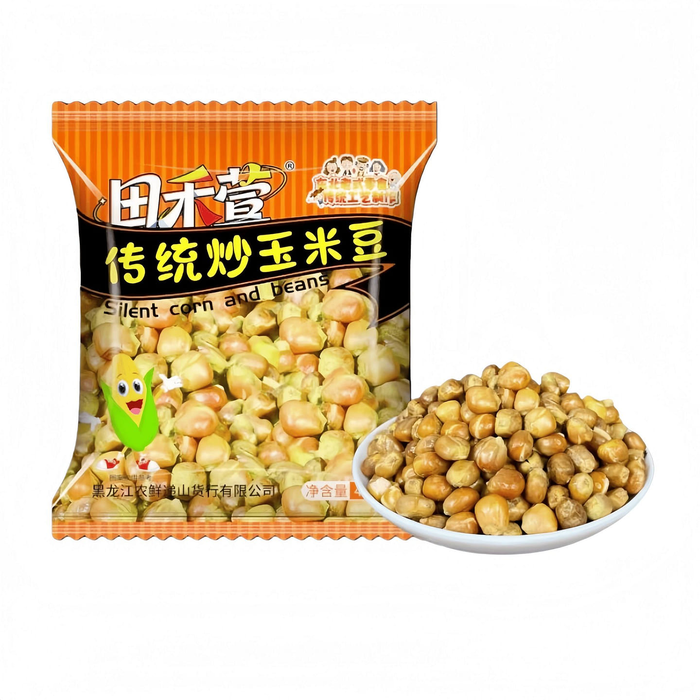Mute Corn and Beans Popcorn 400g*1 Bag 400 g