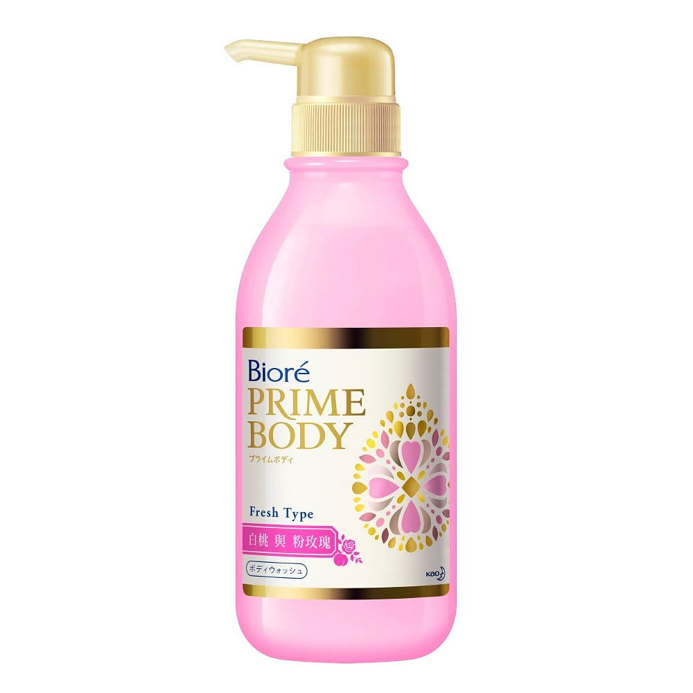BIORE Prime Body Honey Essential Body Wash 500ml White Peach and Pink Rose 1 each