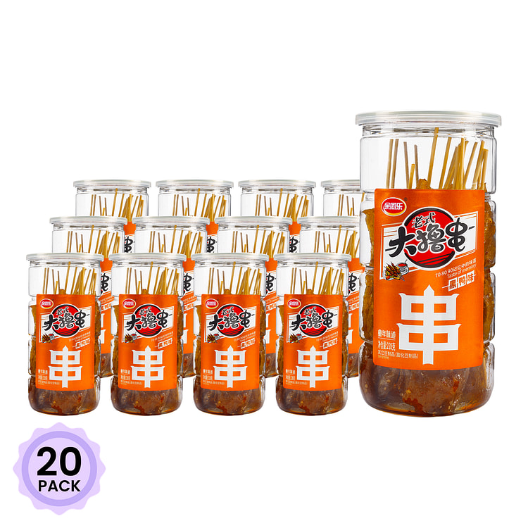 余同乐 老式大撸串 分享装 黑鸭味 268 克*20 包