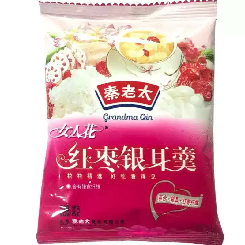 Qin Grandma Instant White Fungus Soup – 3 Packs 30 g