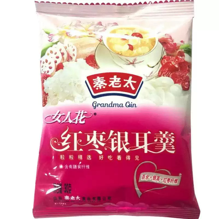 Qin Grandma Instant White Fungus Soup - 3 Packs 30 g