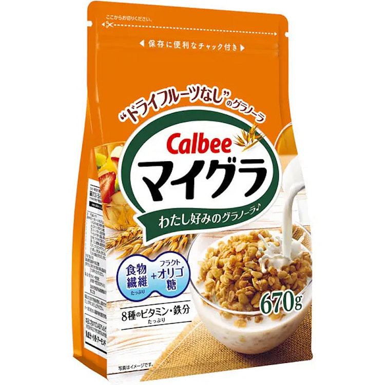 Calbee Mygra Original Granola 670g 1 each