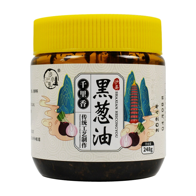 福建千里香黑葱油酱 沙县馄饨拌面香油248g*1瓶 248 克