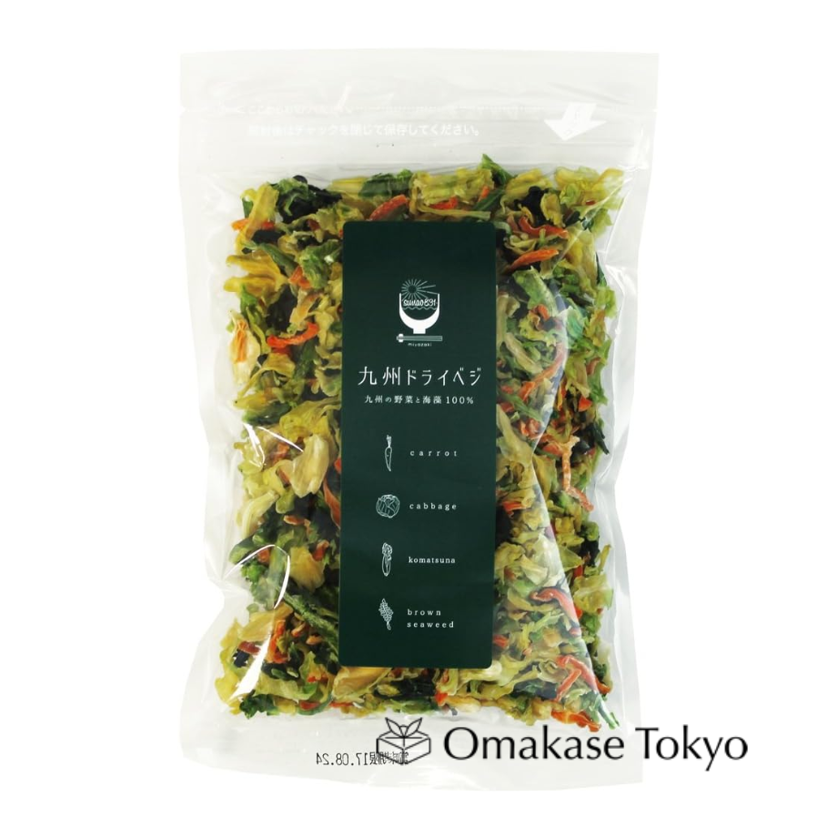 Kyushu-produced Dry Vegetable & Wakame Mix 100g 110 グラム