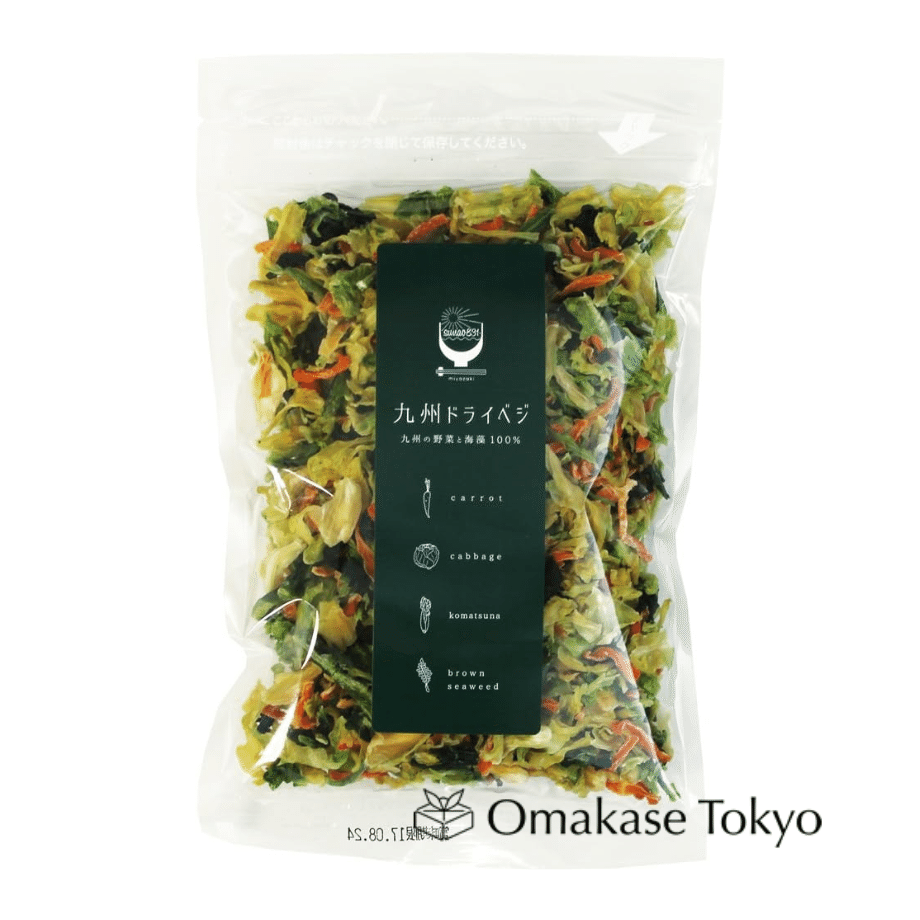 Kyushu-produced Dry Vegetable & Wakame Mix 100g 110 g