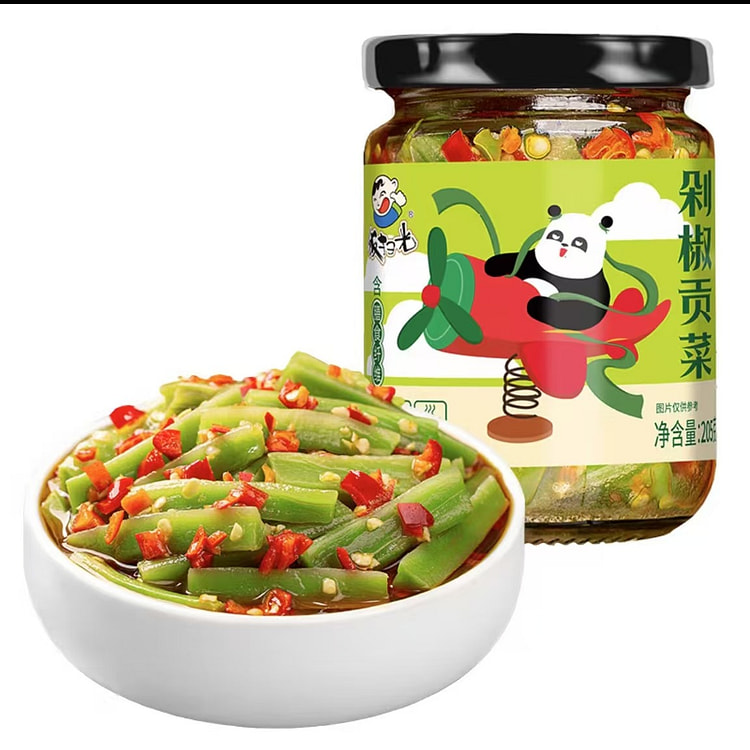 饭扫光   剁椒贡菜   下饭菜辣椒酱 拌饭拌面