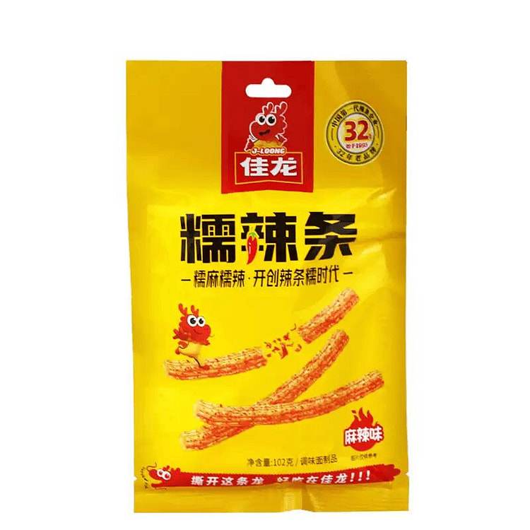 Jialong Glutinous Spicy Slices 102*2 Bags 204 g