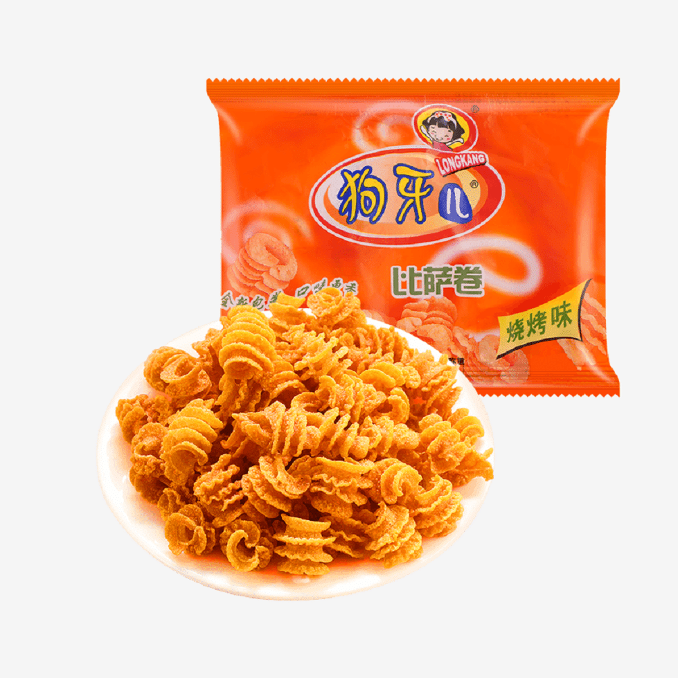 狗牙儿比萨卷烧烤味20g*10包 1 份