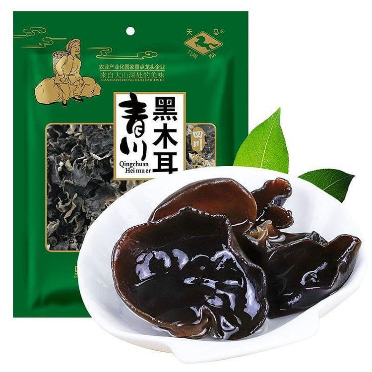 川珍天马黑木耳椴木耳干货山珍土特产50g 50 克