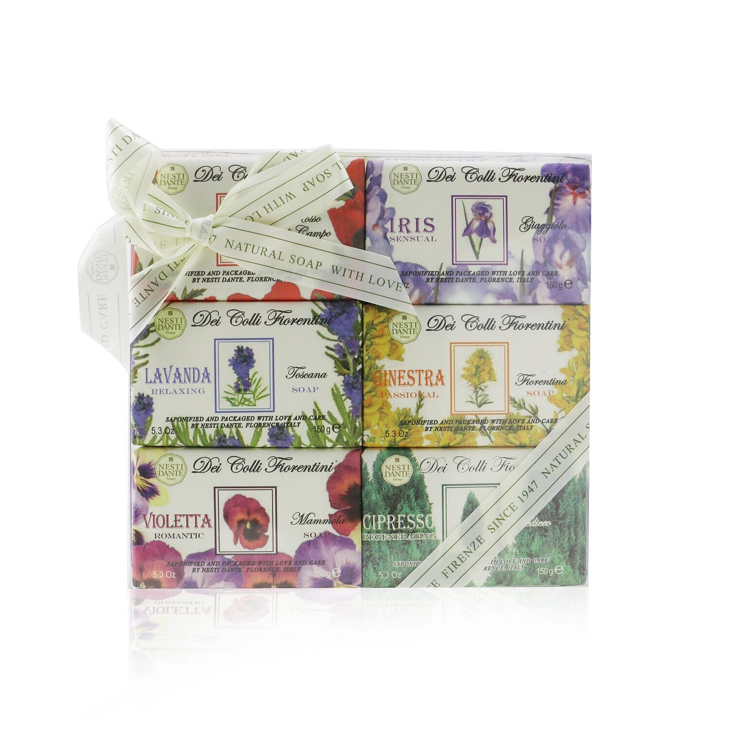 Nesti Dante Natural flower soap gift box set 150g/5.3oz 150 g
