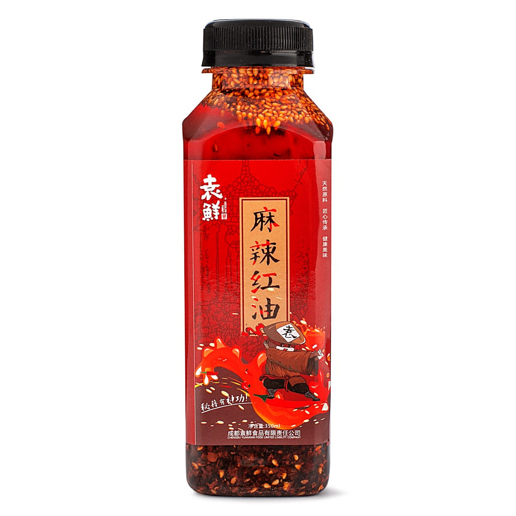 袁鲜 麻辣红油 350 毫升