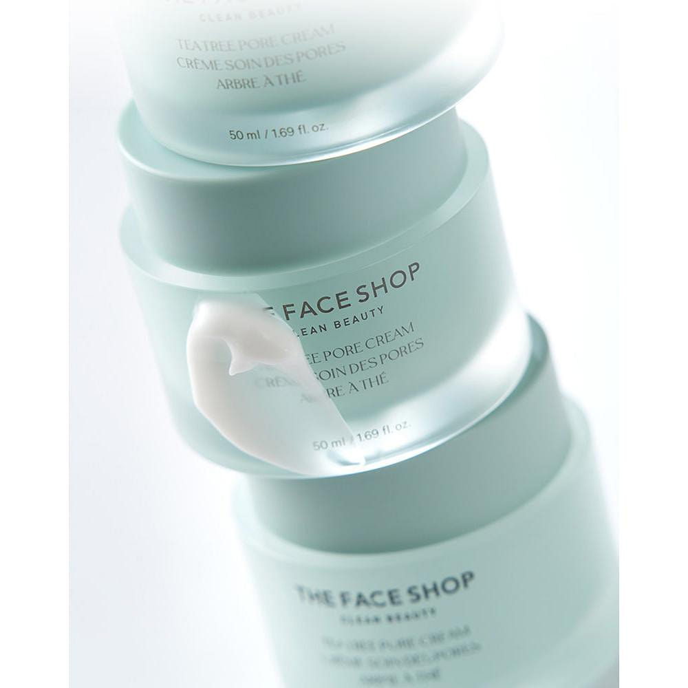 THE FACE SHOP Tea Tree Pore Cream 50mL(1.69 fl. oz.) 1 each