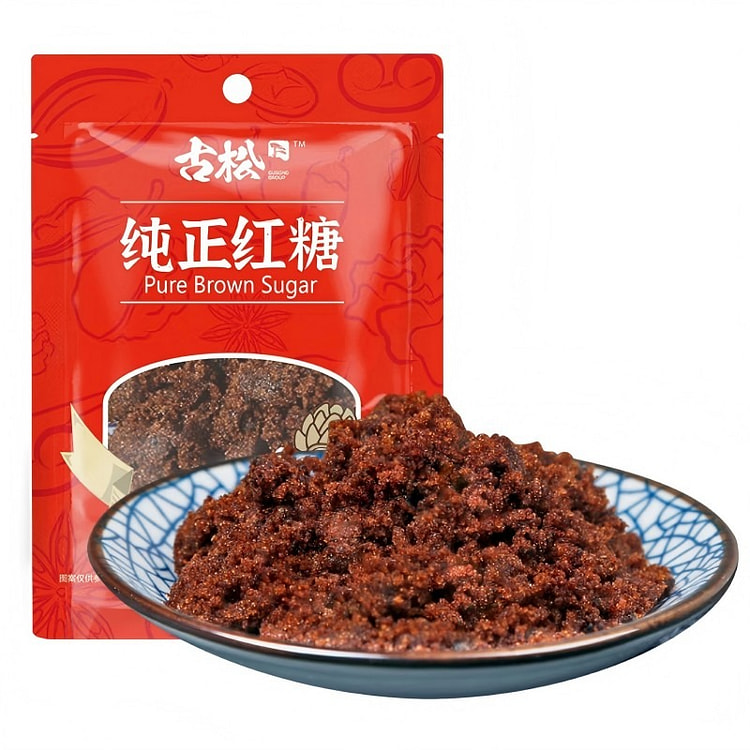 纯正红糖甘蔗原汁古法熬制红糖烘焙冲饮烹饪冲泡红糖