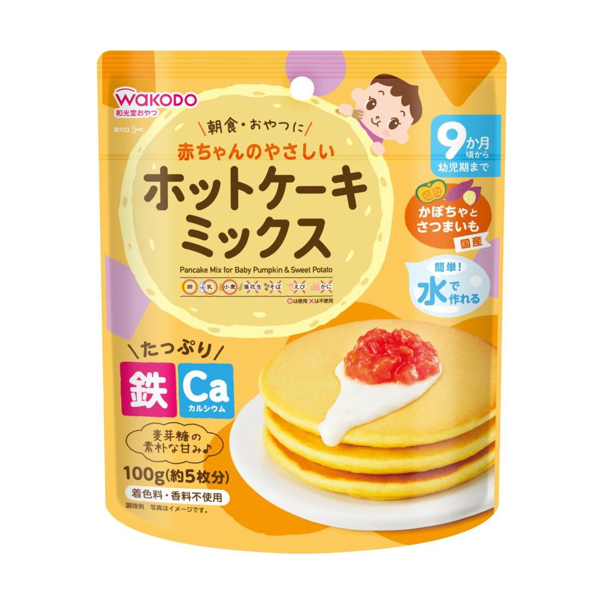 Wakodo Pumpkin and Sweet Potato Pancakes 100g 1 each
