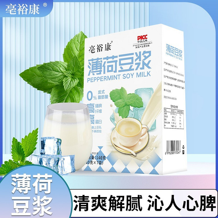 豆浆粉速溶豆浆薄荷豆浆140g*1