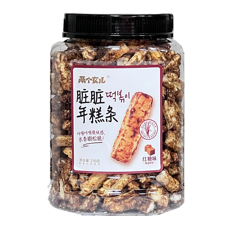 两个女儿脏脏年糕条红糖230g*1桶