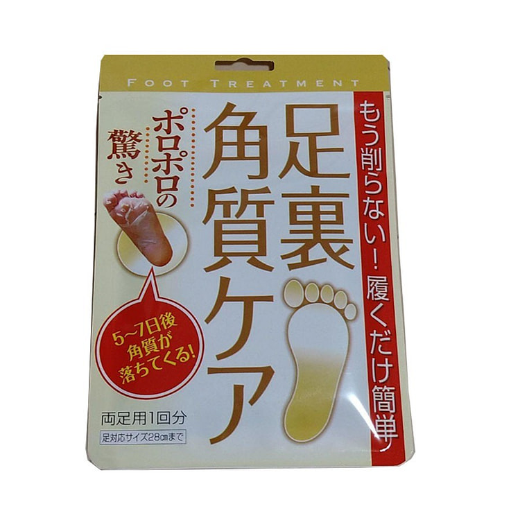 日本直邮 去角质 嫩白足膜脚膜 1回/