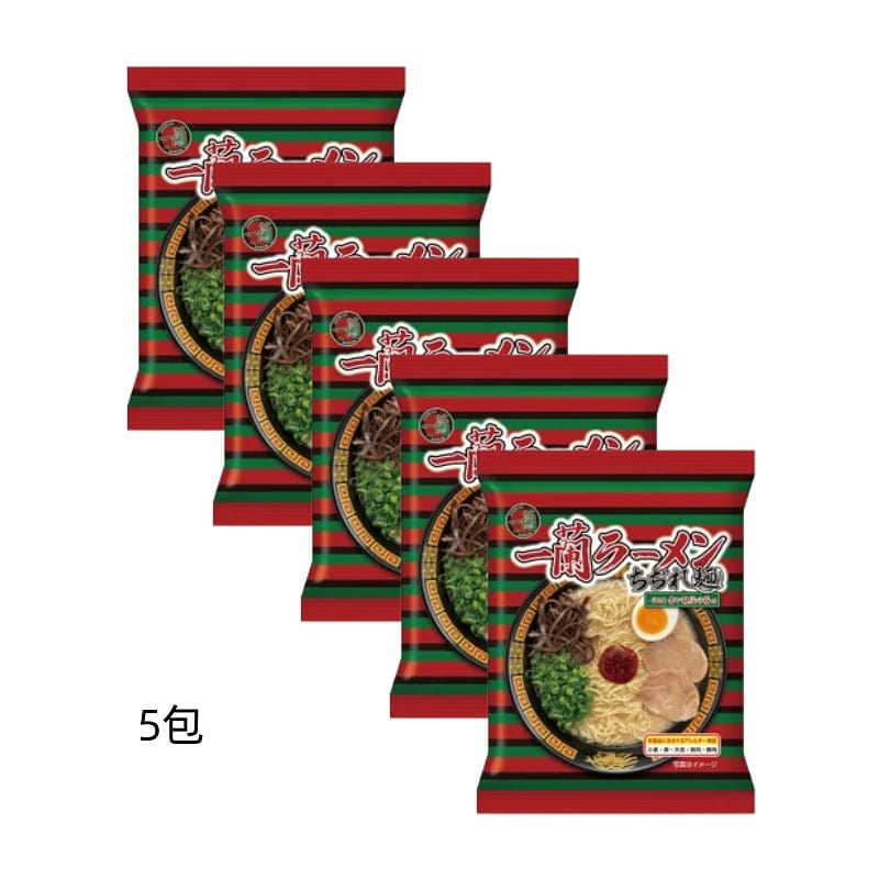 Ichiran Special paprika pay ramen 5 bags 1 each