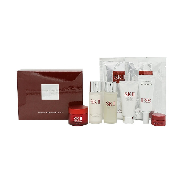 SK-II 旅行中小样礼盒8件套装 （神仙水30ml+清莹露 30ml+大红瓶面霜15g+眼霜2.5g+洁面20g+前男友面膜2片+小灯泡精华10ml