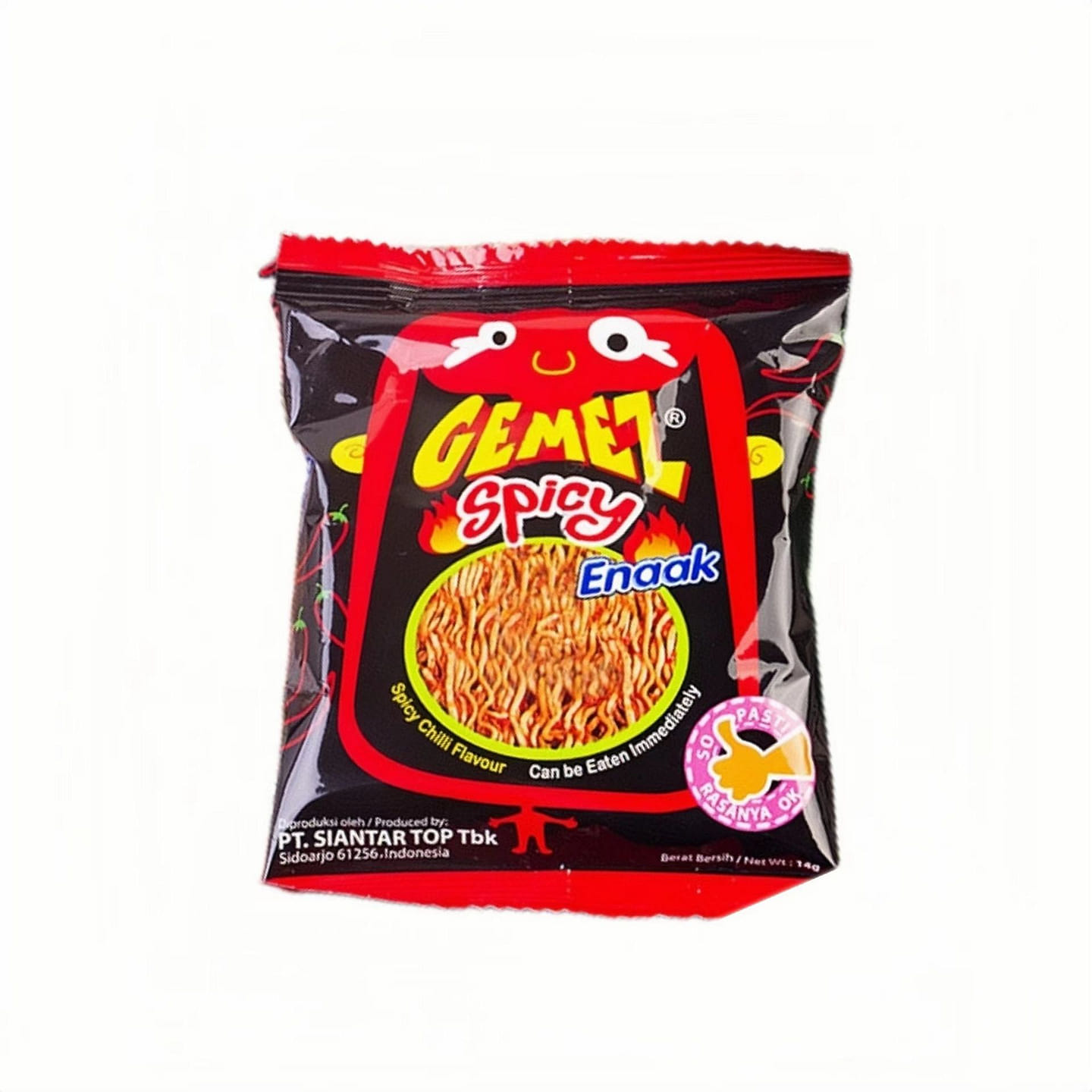 Casual Snacks Dry Eat Instant Noodles- Fiery Taste 14g 1 each