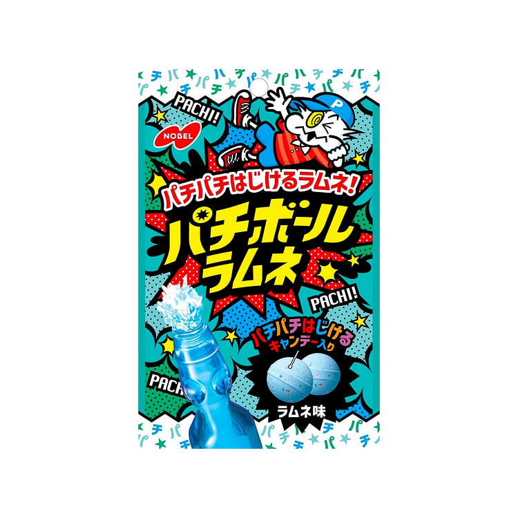 Ramune Soda Candy Fizzy Pop Cracking NOBEL 30g 1 each
