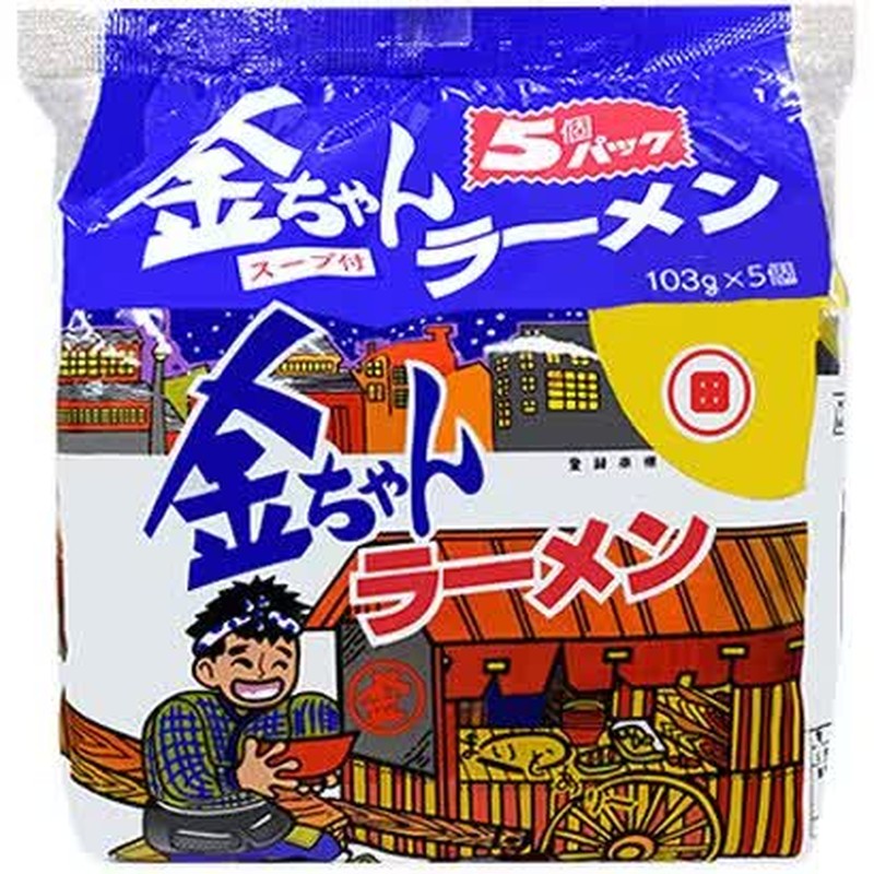 Get Tokushima Flour Mill Kinchan Kinchan Ramen 5p 515g Delivered