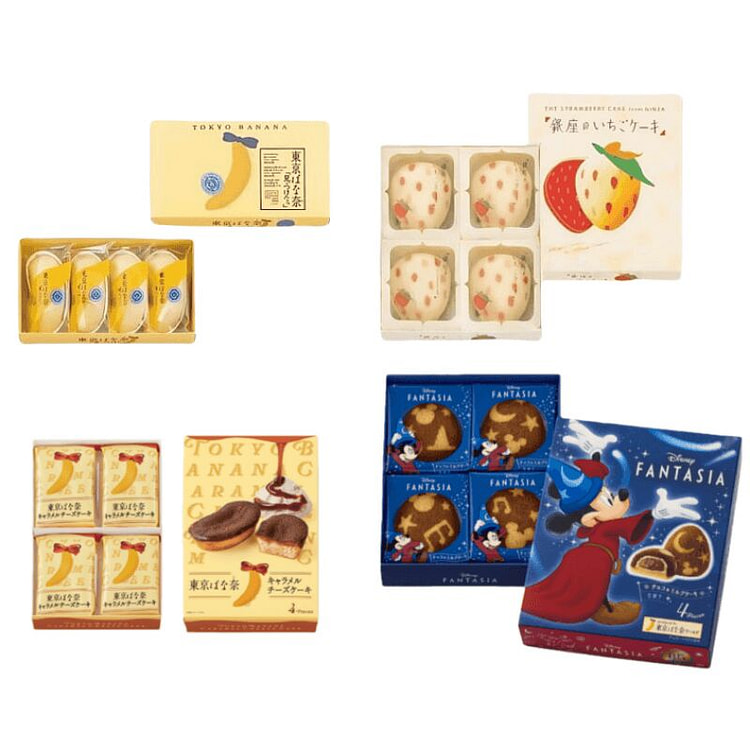 东京香蕉 人气四种口味 魔法米奇组合装 共16枚